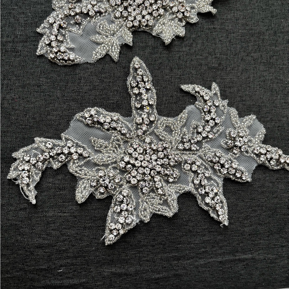 Beaded Rhinestone Appliqués - Picture 5 of 15